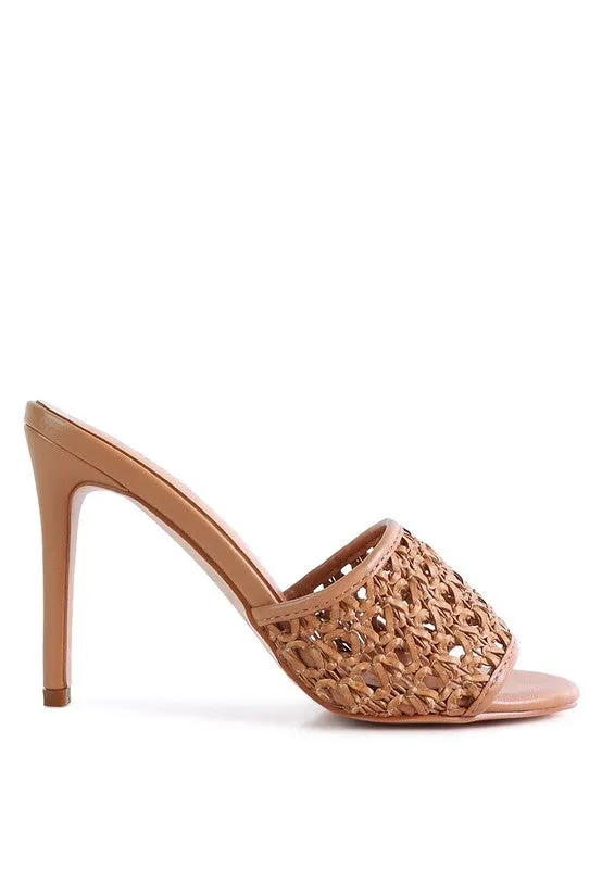 Tease- Woven Mule Sandals