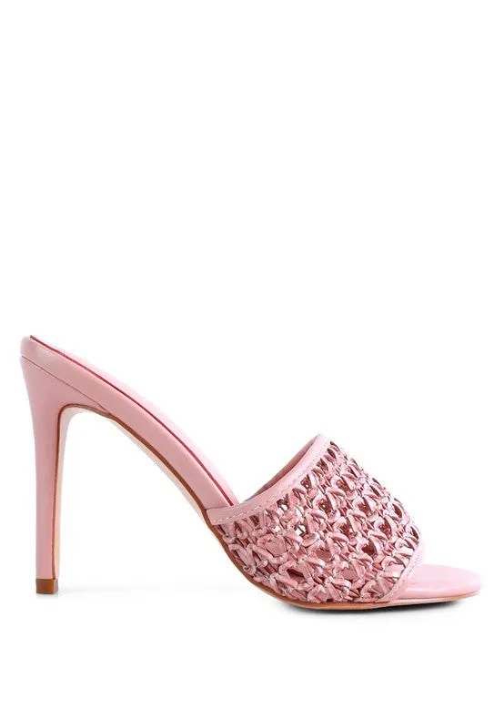 Tease- Woven Mule Sandals