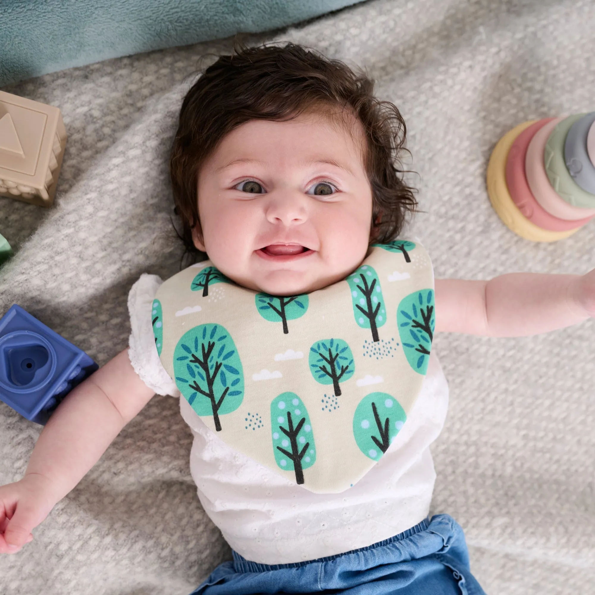 Trees Waterproof Dribble Bib