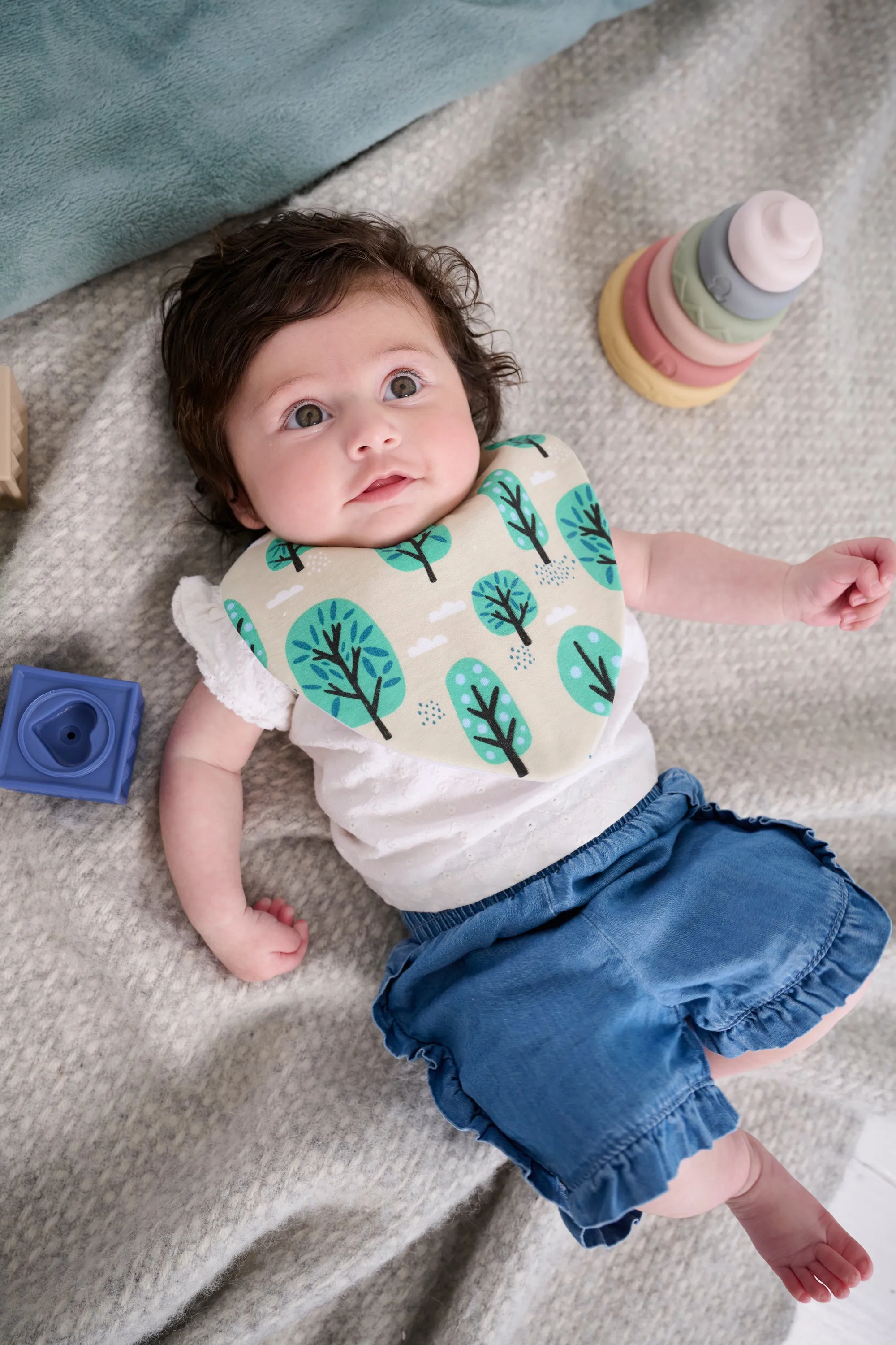 Trees Waterproof Dribble Bib