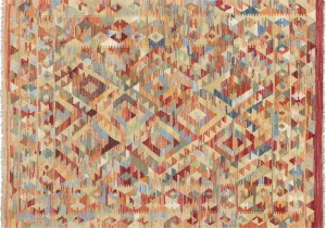 Vintage Afghan Maimana Kilim - 4'1" x 5'9"