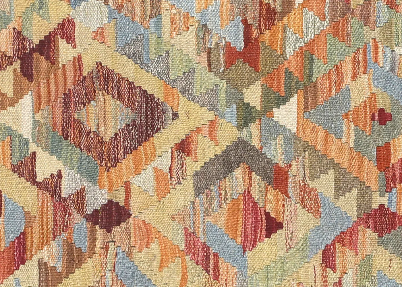Vintage Afghan Maimana Kilim - 4'1" x 5'9"