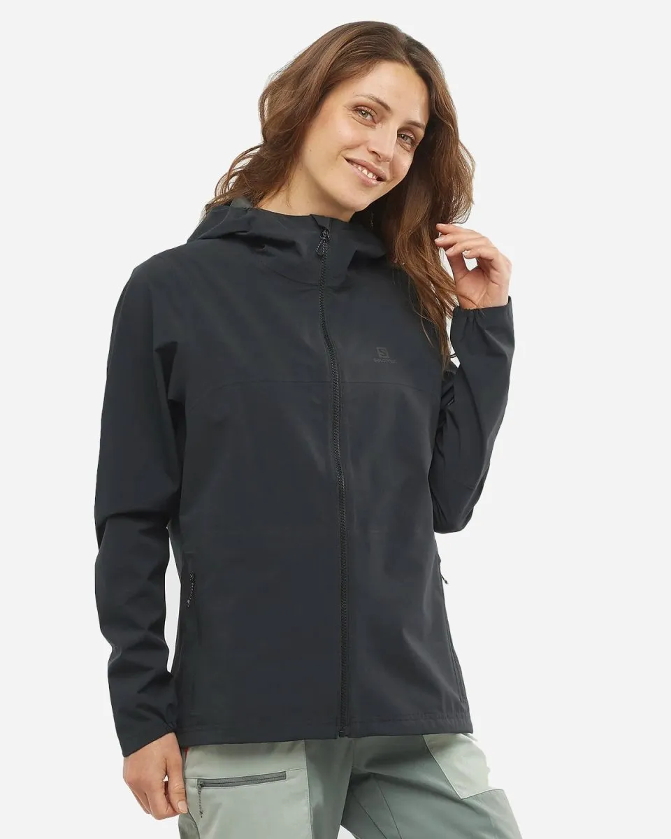 W Essential Waterproof Jacket - Black