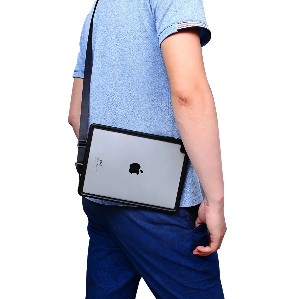 Water Resistant IP68 360 Degree All Round Protective Ultra with Lanyard for Apple iPad Pro 9.7''/iPad Air 2
