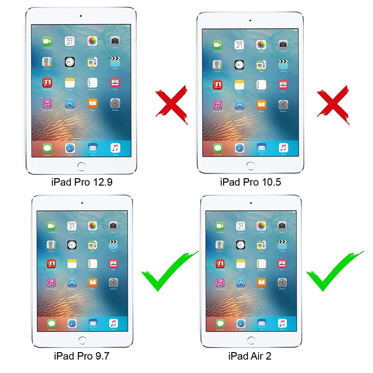 Water Resistant IP68 360 Degree All Round Protective Ultra with Lanyard for Apple iPad Pro 9.7''/iPad Air 2
