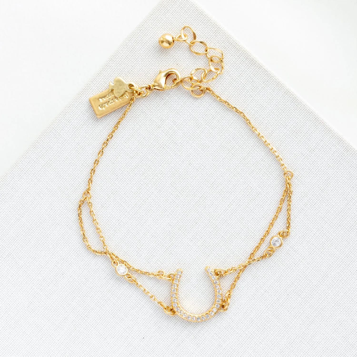 Wild Ones Pave Horseshoe Bracelet