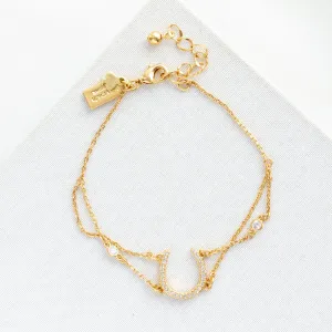 Wild Ones Pave Horseshoe Bracelet