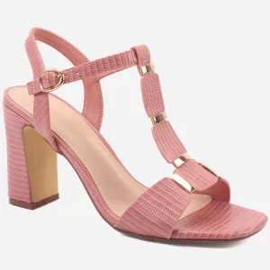 Womens "DIOAR" T-Bar Heeled Party Sandals