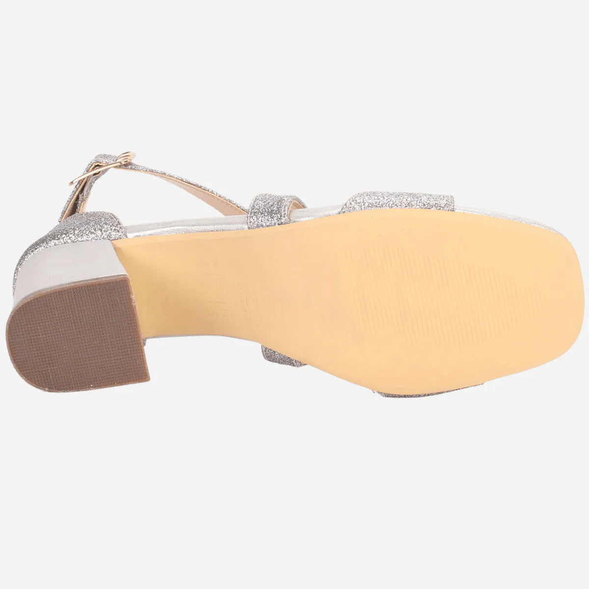 Womens "POPEL" Glittery Open Toe Summer Sandals
