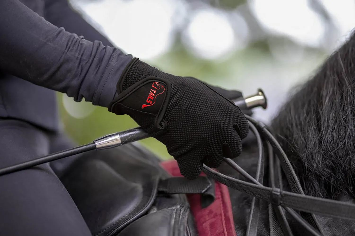 Y.J TAILS Women's Horse Riding Gloves Equestrian Women Ladies Girls