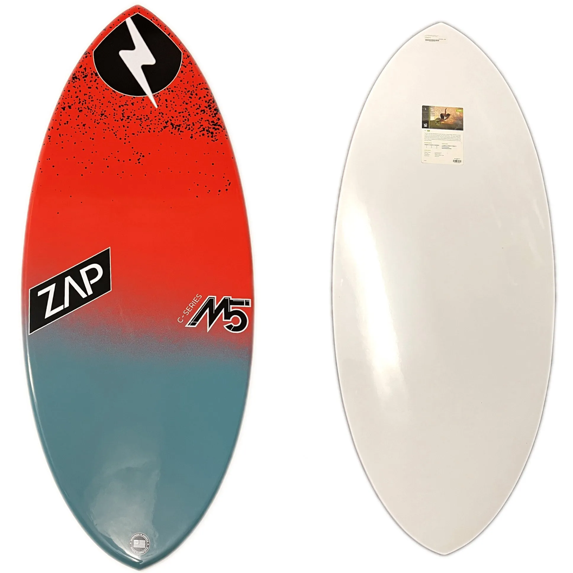 Zap M5 51" Skimboard Red Blue